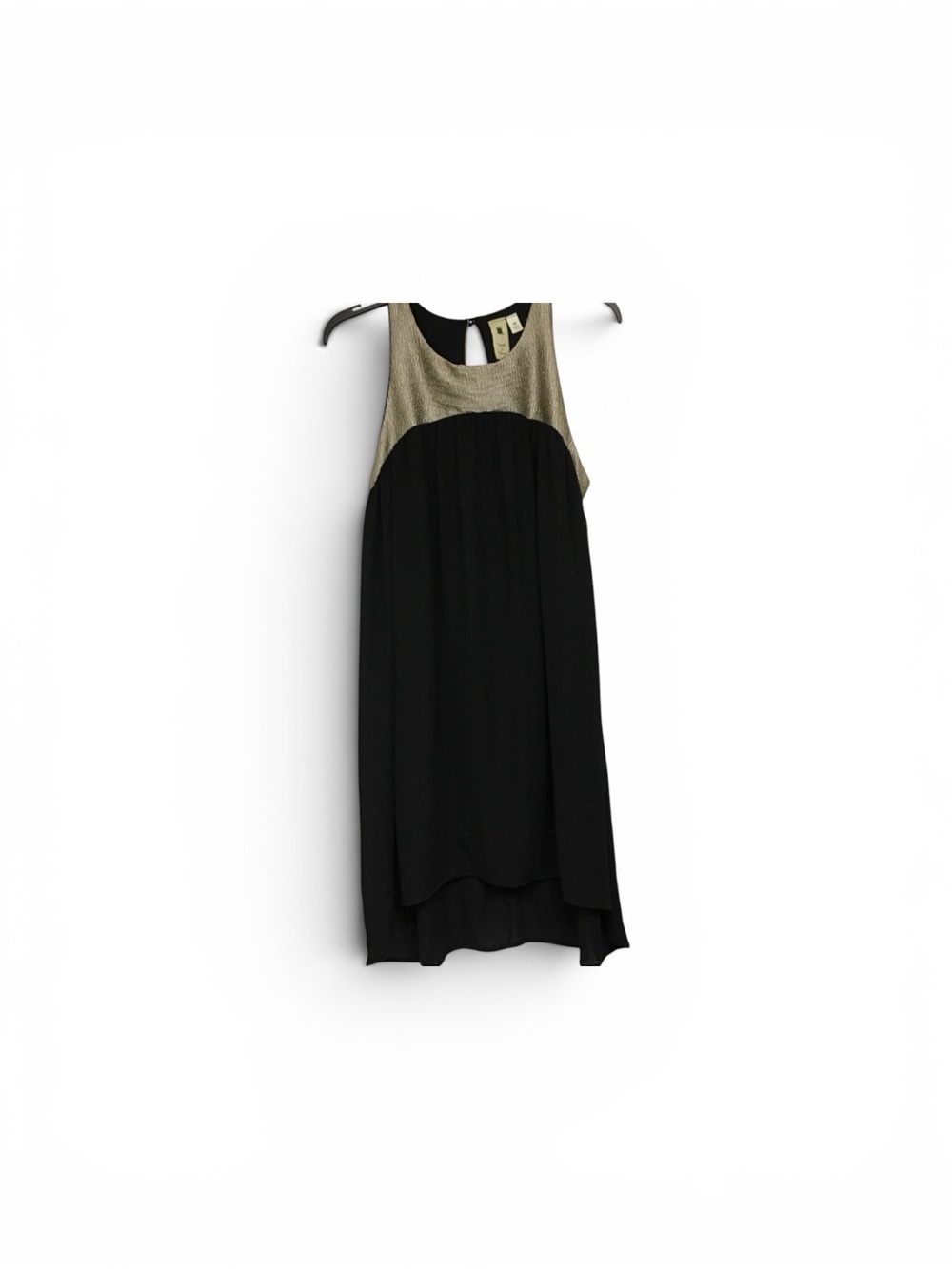 Needle & Thread Sleeveless Black and Gold Dress